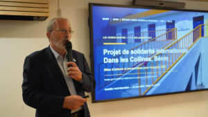 Présentation du projet de solidarité internationale dans les Collines, Bénin Bilan d'actions et perspectives pour l'automne 2026 Portée par le SIARP, l'AESN dans le cadre de la loi Oudin-Santini Soirée partenaires 23 juin 2026 - siège du SIARP SIARP, AESN, Rotary Paris Avenir et Pontoise, ADCS